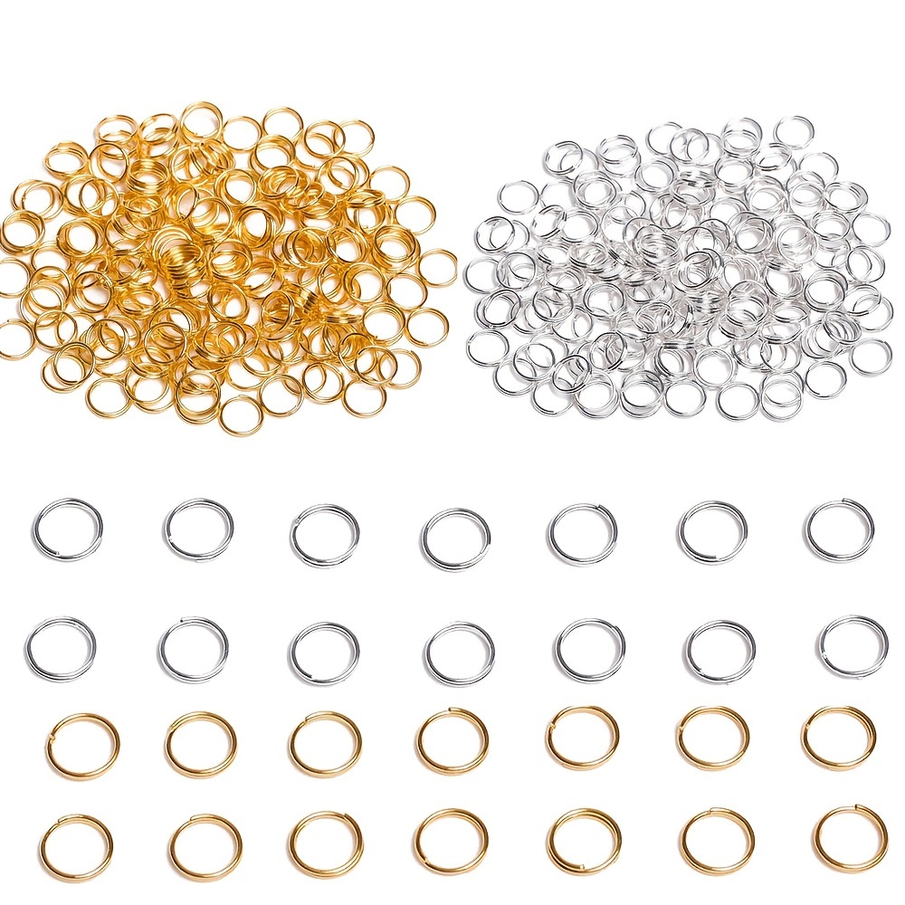 

Iron Jump Rings, 5/6/7/8mm, 200-360pcs - Making Supplies For Necklaces And Bracelets