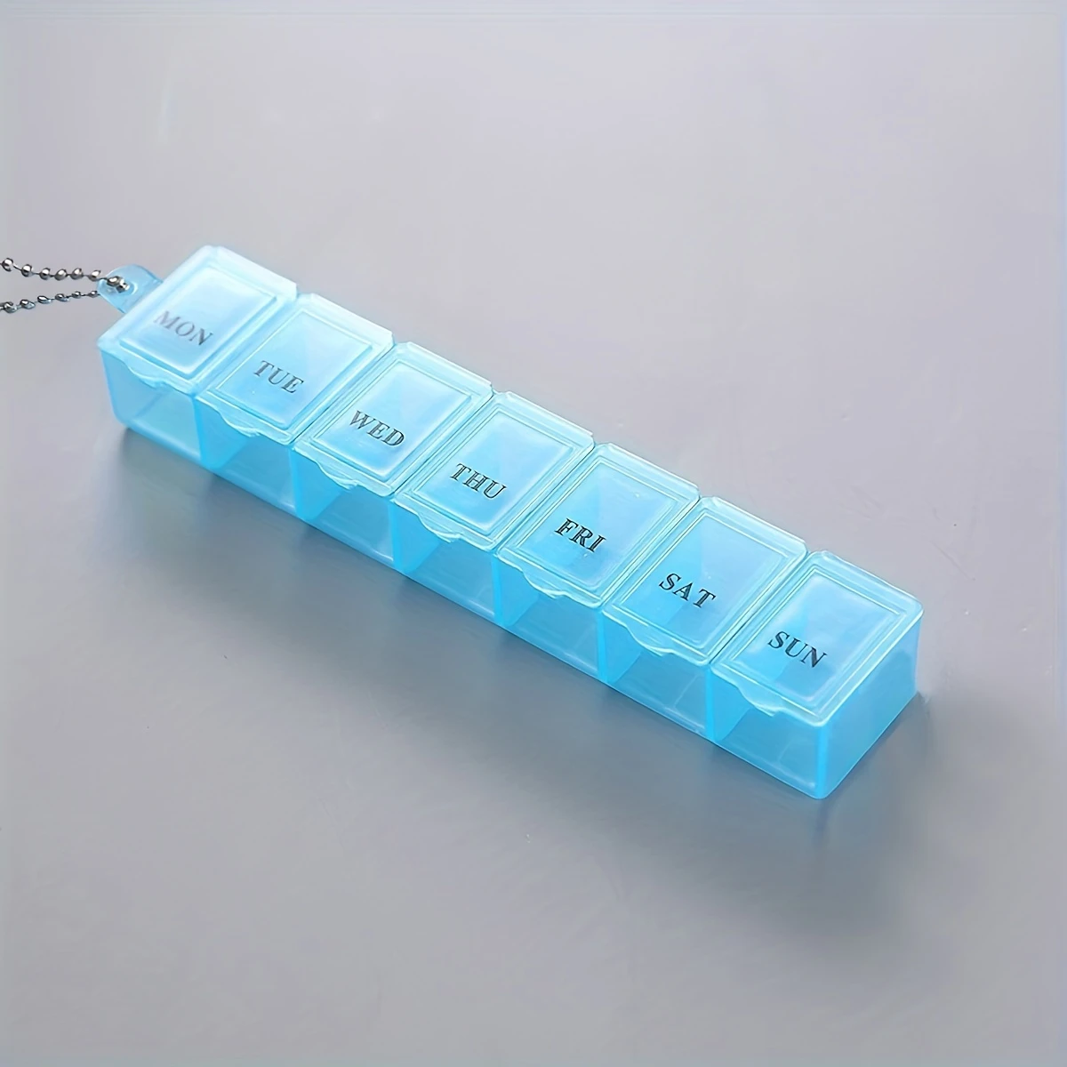 1 шт., органайзер для таблеток, 3 цвета, аптечка для таблеток на 7 дней, еженедельный держатель для планшетов, органайзер для хранения, контейнер для таблеток, разветвители для коробок для таблеток подробные сведения 5