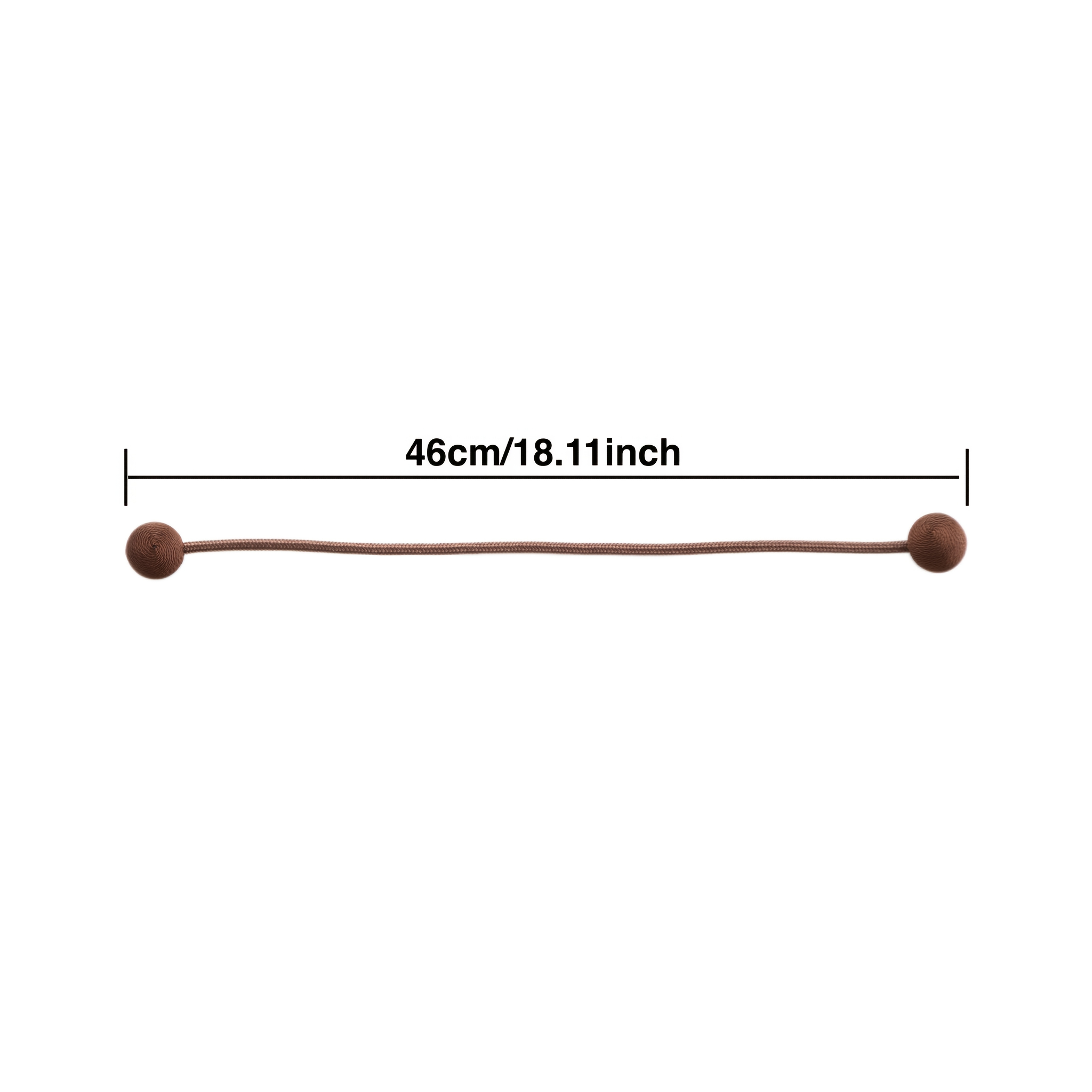 2-Strip Pack, Curtain Round Head Magnetic Buckle Tiebacks, Easy Modern Style, Strong Magnetic Secure And Durable, Suitable for Living Room, Bedroom, Study, No Drilling No Installation, In-Stock 1 Pack 2-Strip