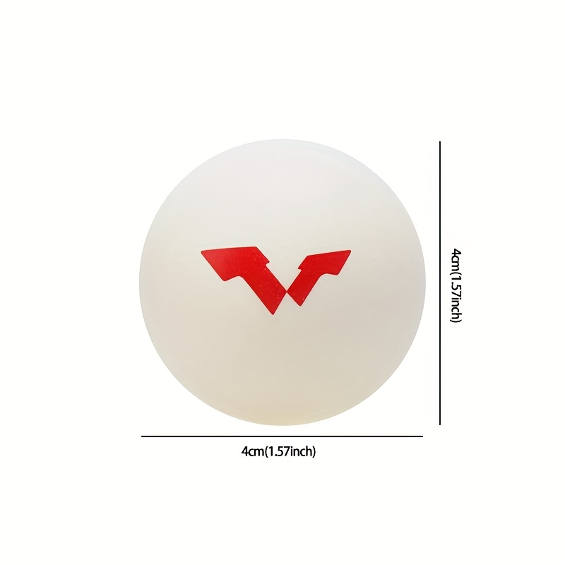 TEMU [DHS] Rode Dubbele Geluk Tafeltennis 3-Spel Top D40+ Competitiebal WTT Nieuw Materiaal +
