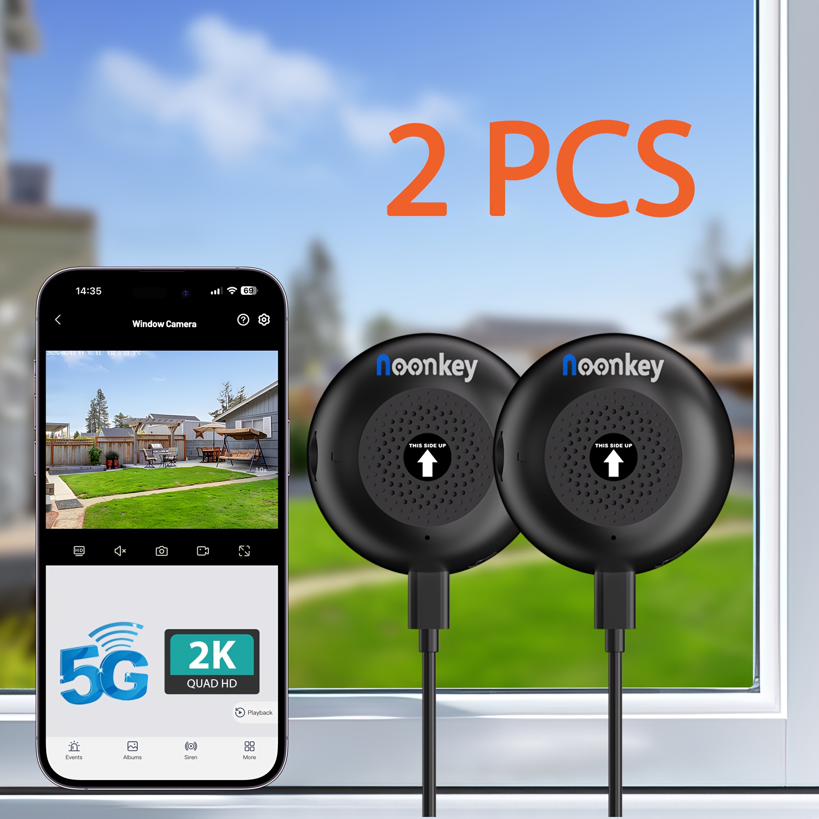 TEMU Window Security Camera