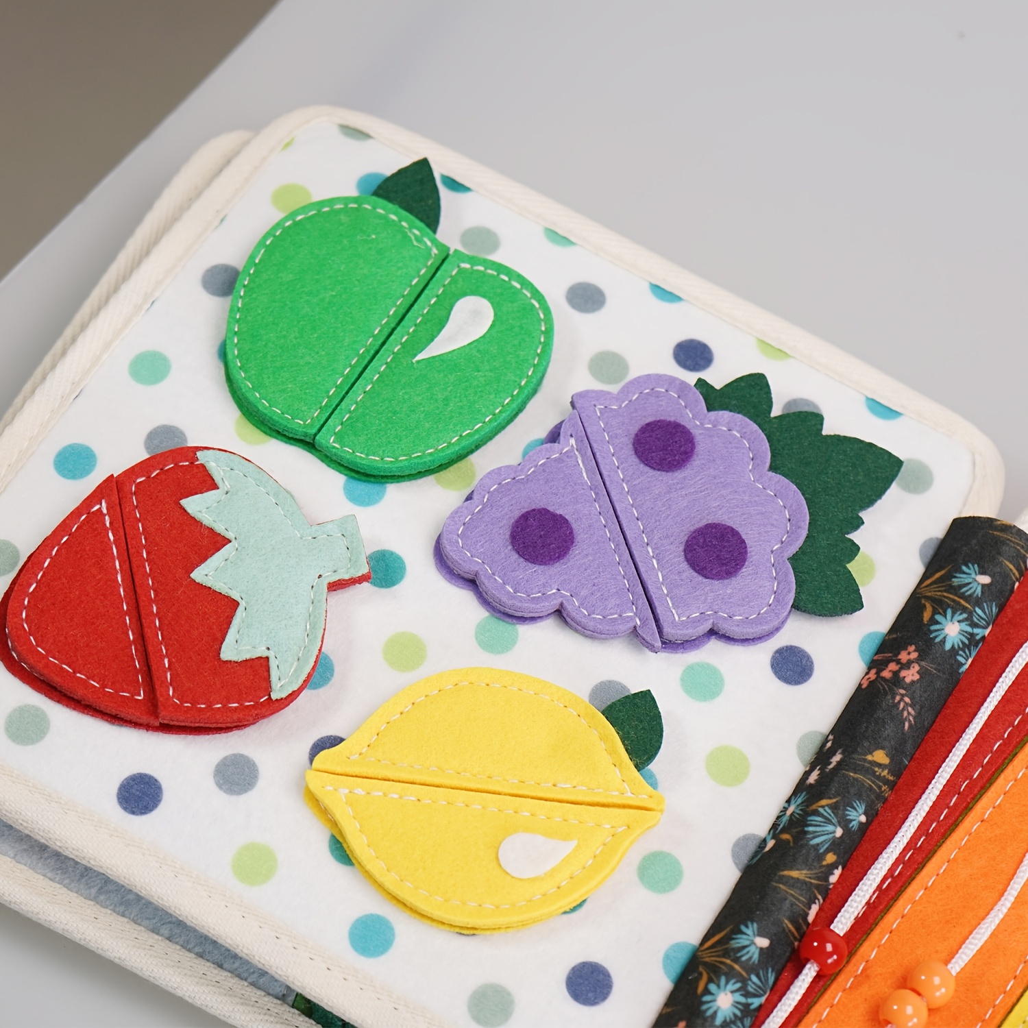 diy毛毡学习书-3d活动课堂互动故事书-课堂和家庭教育，年轻人学习玩具 商品详情 3