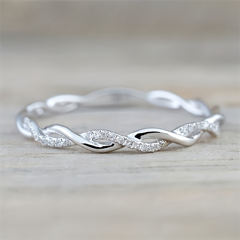 TEMU Compact, Minimalist, Exquisite Women's Ring Fashion Band Suitable For Daily Wear Women's Jewelry