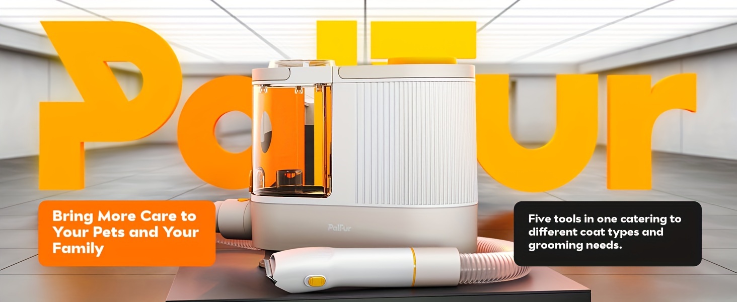 [Vacuum for Pet Grooming] Dog Grooming Vacuum Kit, Pet Grooming Vacuum