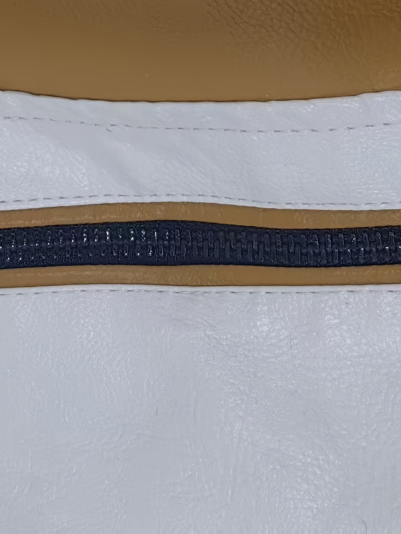 Casaco Casual Masculino de Moda Fino em Pele Sintética Estilo Motociclista 4