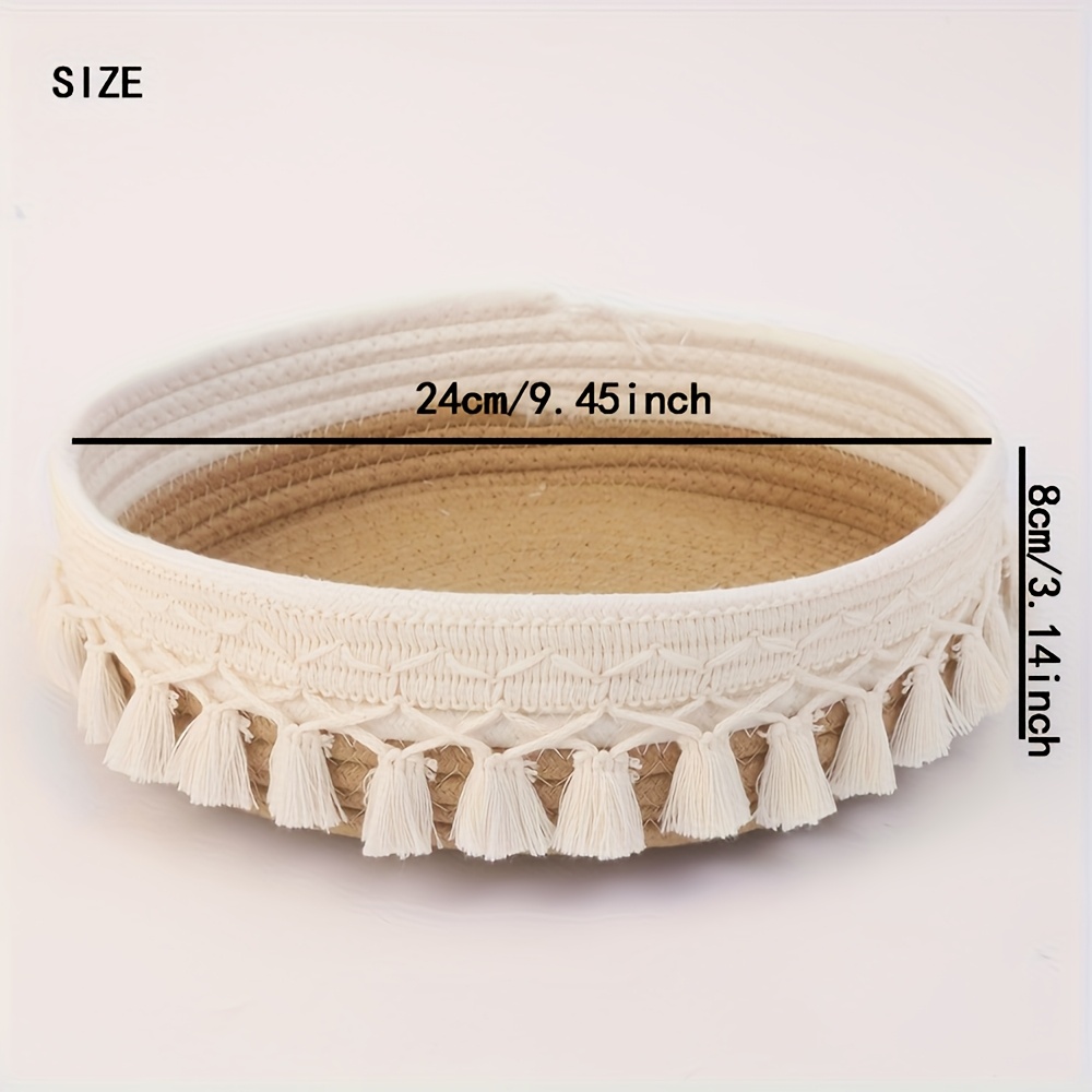 1pc Multi-functional Cosmetic Storage, Handmade Storage, Desktop Storage, Mini Storage Basket, Cosmetic Organizer, Sundries Storage, Home Decor Storage, Attractive &