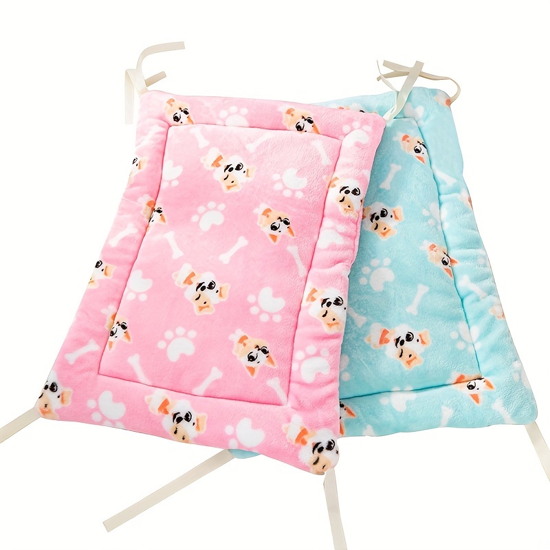 

1pc Double Sided Flannel Dog Blanket, Warm Thickened Fixed Non-slip Dog Bed Mat, Pet Sleeping Pad, Pet Blanket