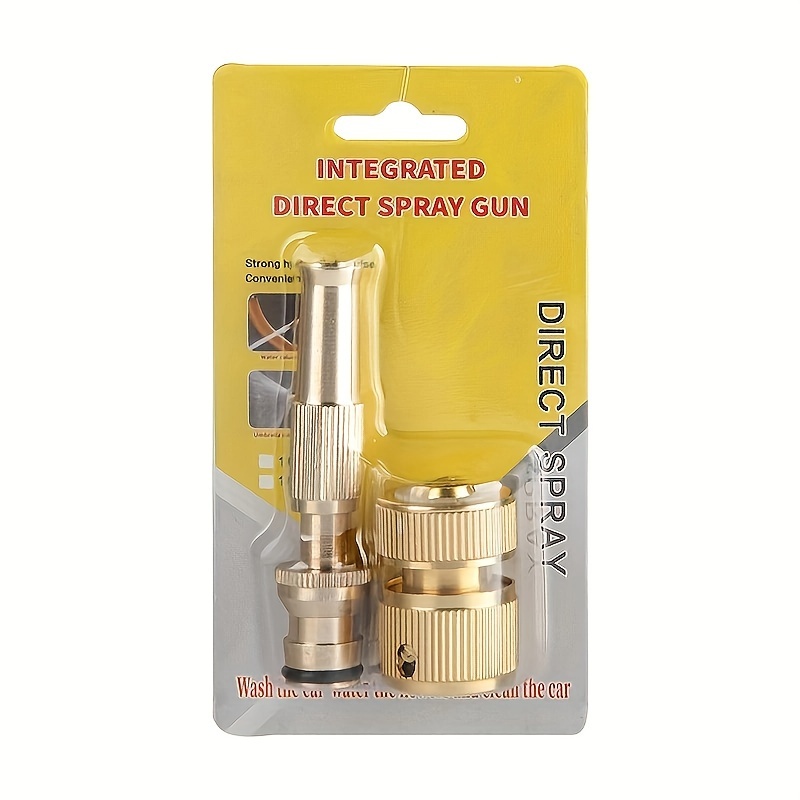 

- Brass Hose Nozzle - For Car & Watering