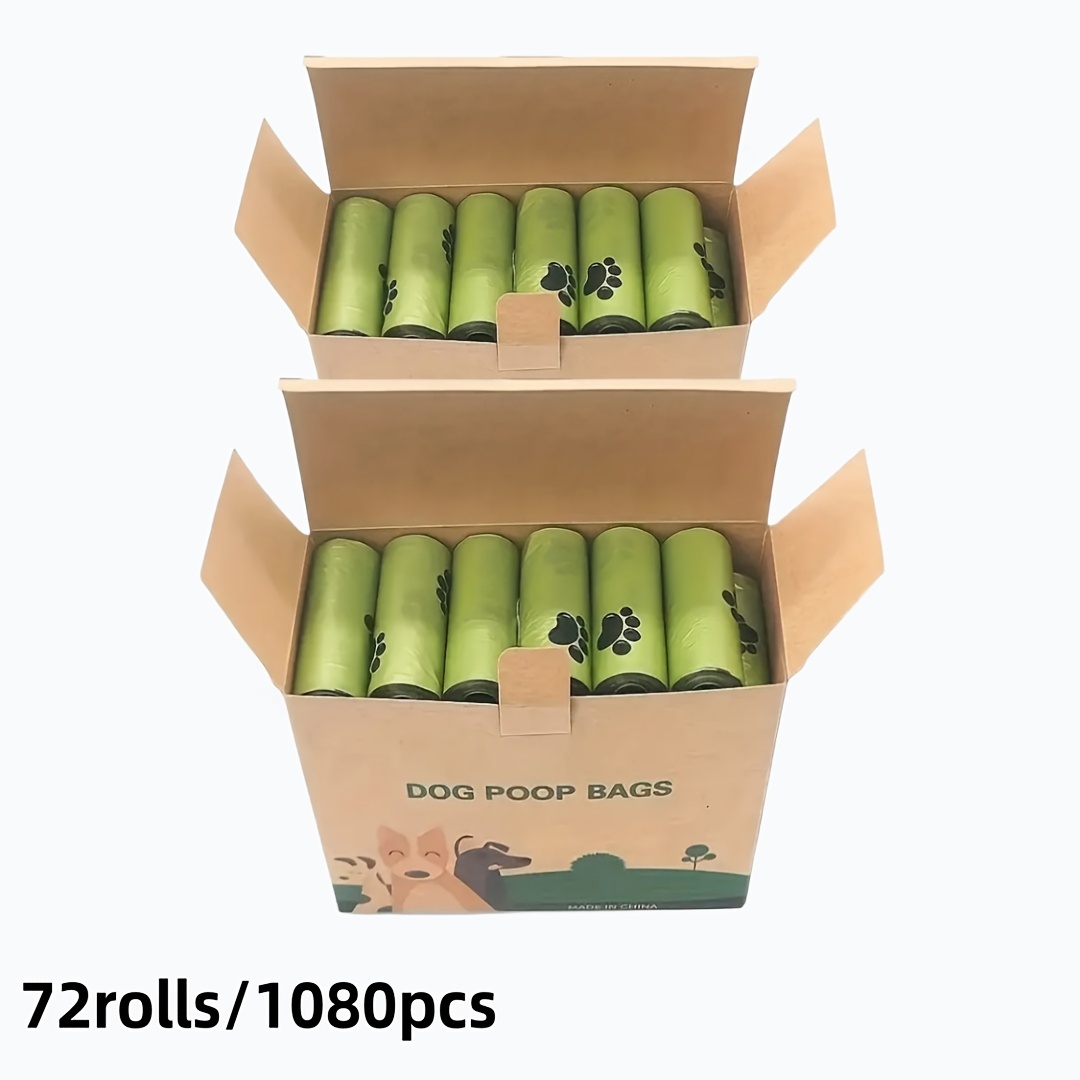 TEMU 1080/ 540/ 270/ 120 Scented Pet Waste Bags 11.8in X 7.68in(72/ 36/ 18/ )- Extra-thick, , And Odor-blocking; Strong, Durable, And Tear-resistant;