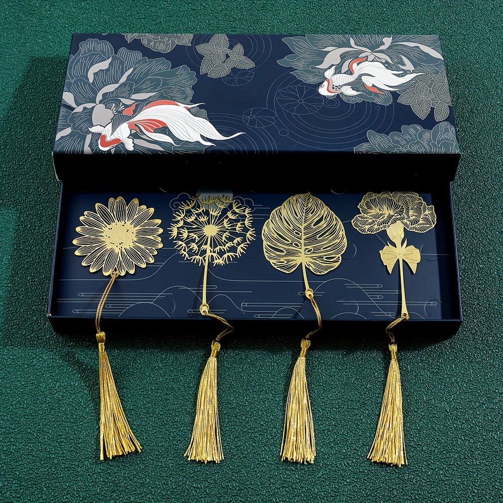 

Elegant Set With Creative Plant Leaf Design - Perfect Literary Gift For Teachers , Office Accessory