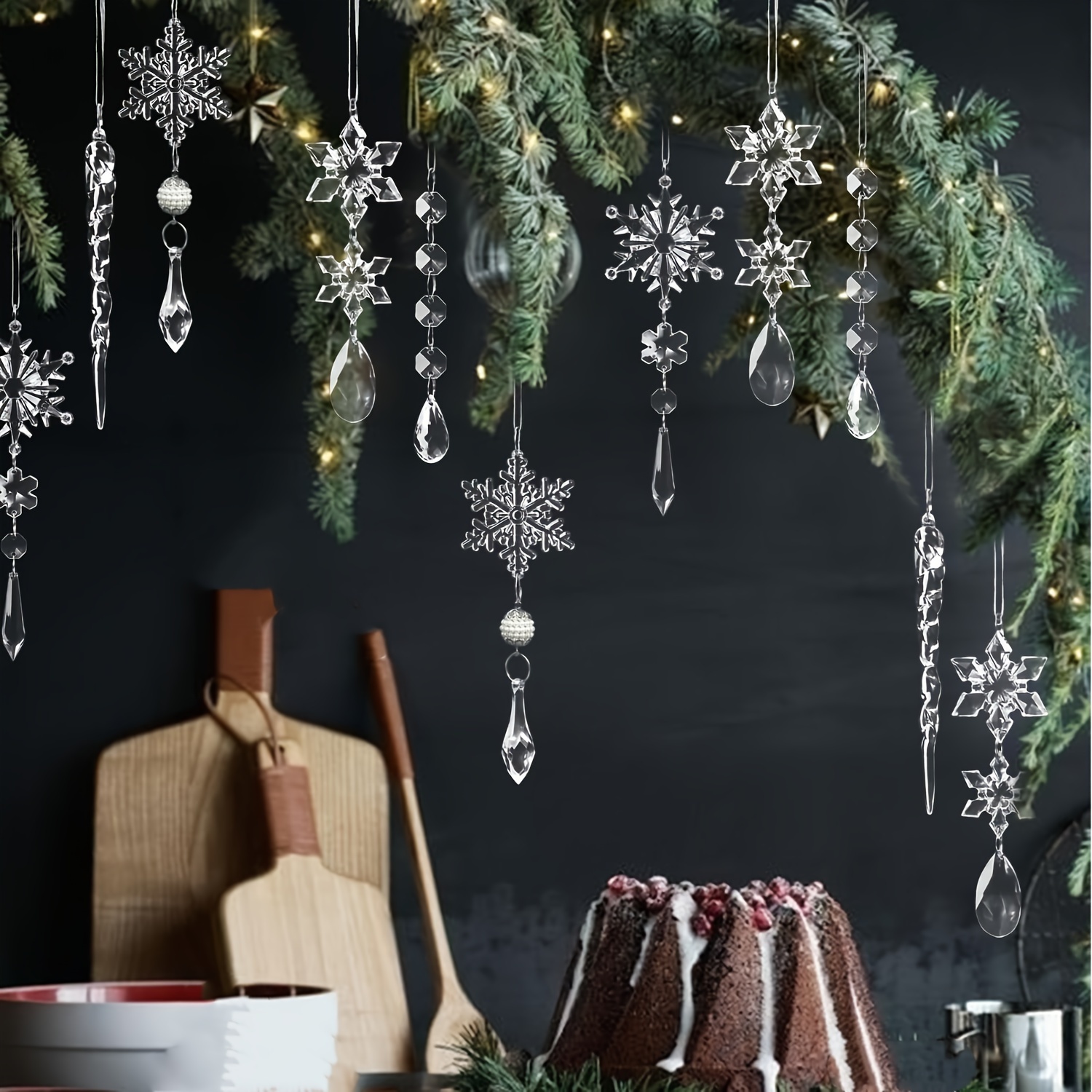 Christmas Ornaments 45er-Pack Christbaumschmuck Wei Produktbild-Vorschau 6