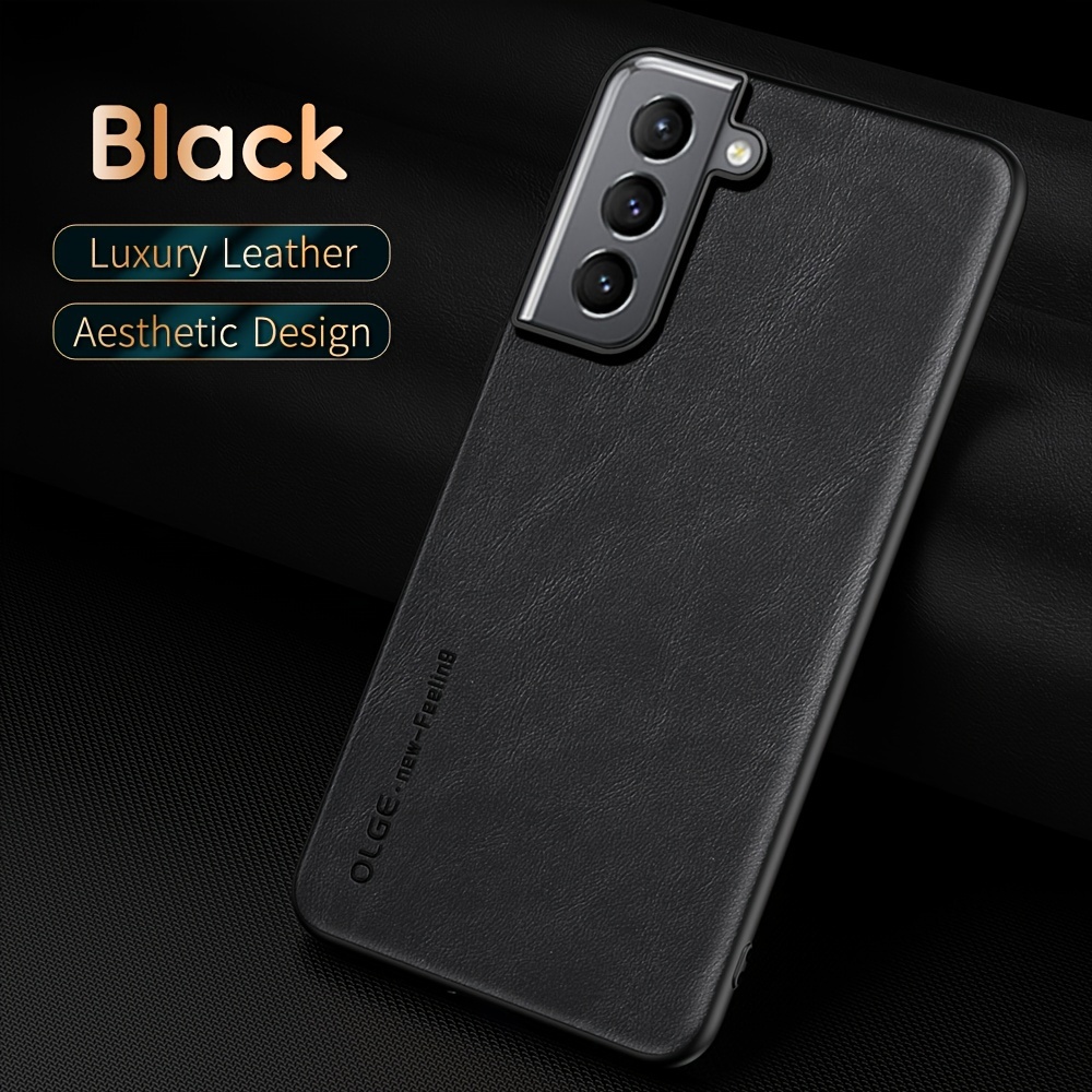 TEMU Luxury Pu Leather Phone Case For S24 Ultra/s24 /s23plus/s22/s21fe/s20/note10/note20 Protective, High-quality