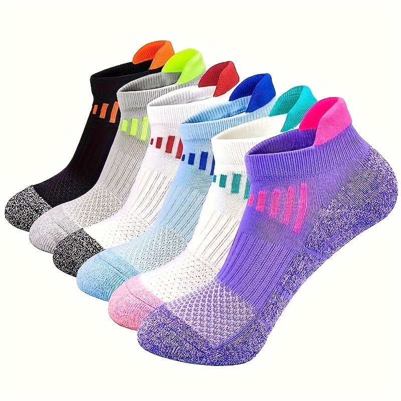 

6pairs Men's Women' Socks Outdoor Anti Slip Low Cut Socks