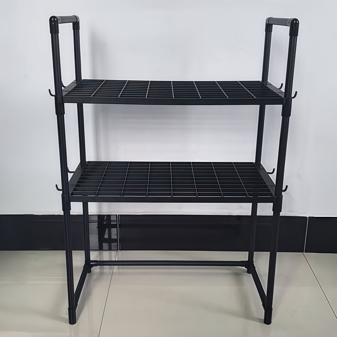 kitchen multifunctional utility shelf 2 tier 3 tier shelf great for microwave and oven open spice organizer kitchen organizer utility racks Product details 3