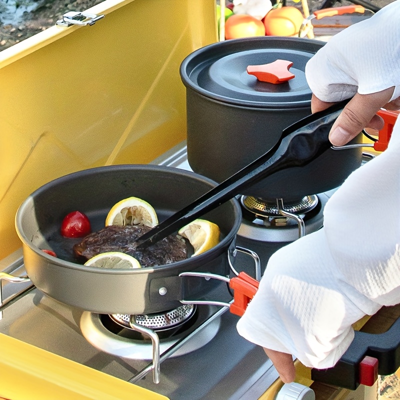 outdoor camping cookware set portable outdoor kitchenware for