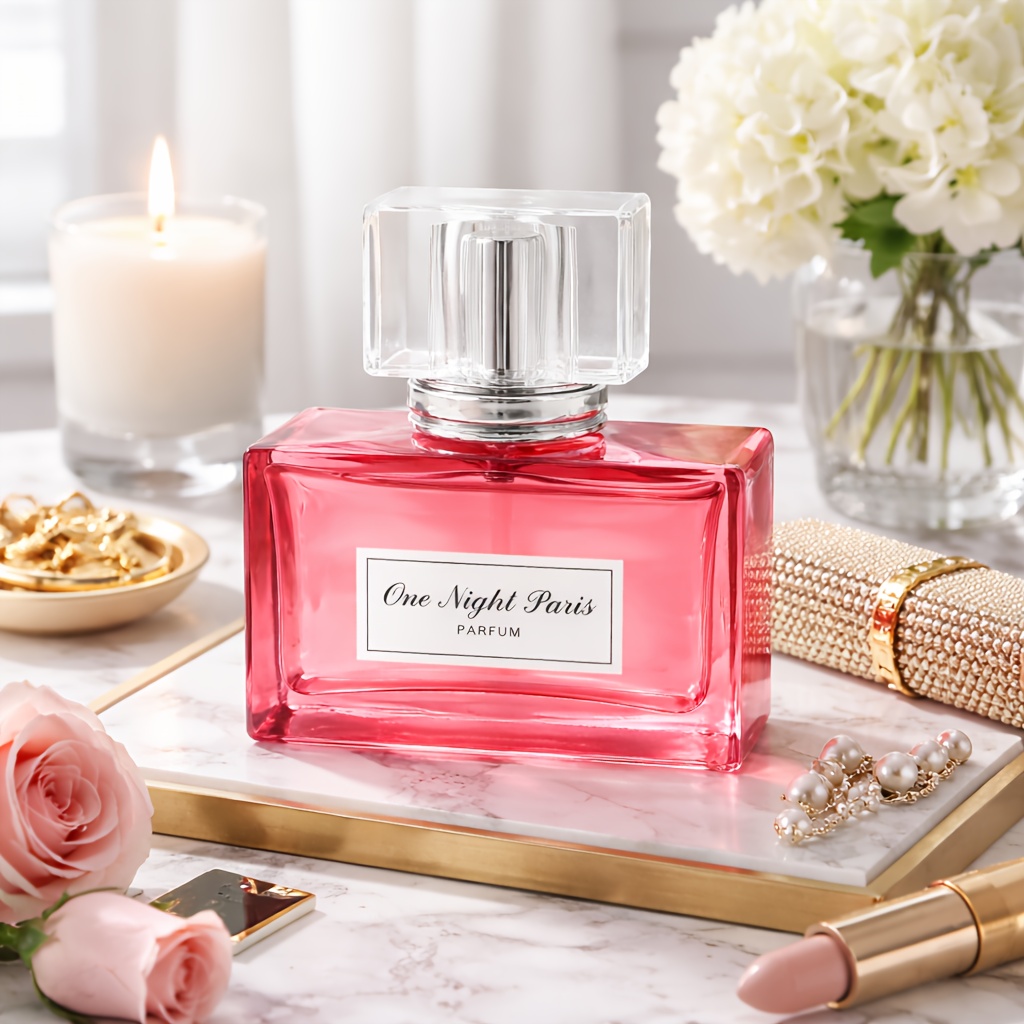 One-bottle Romantic Perfume, Jasmine & Notes, A Romantic Sweet Skin Scent, Long-lasting Women's Fragrance, Stylish & Exquisite , Your Gentle Romantic Aura, Ideal Gift For