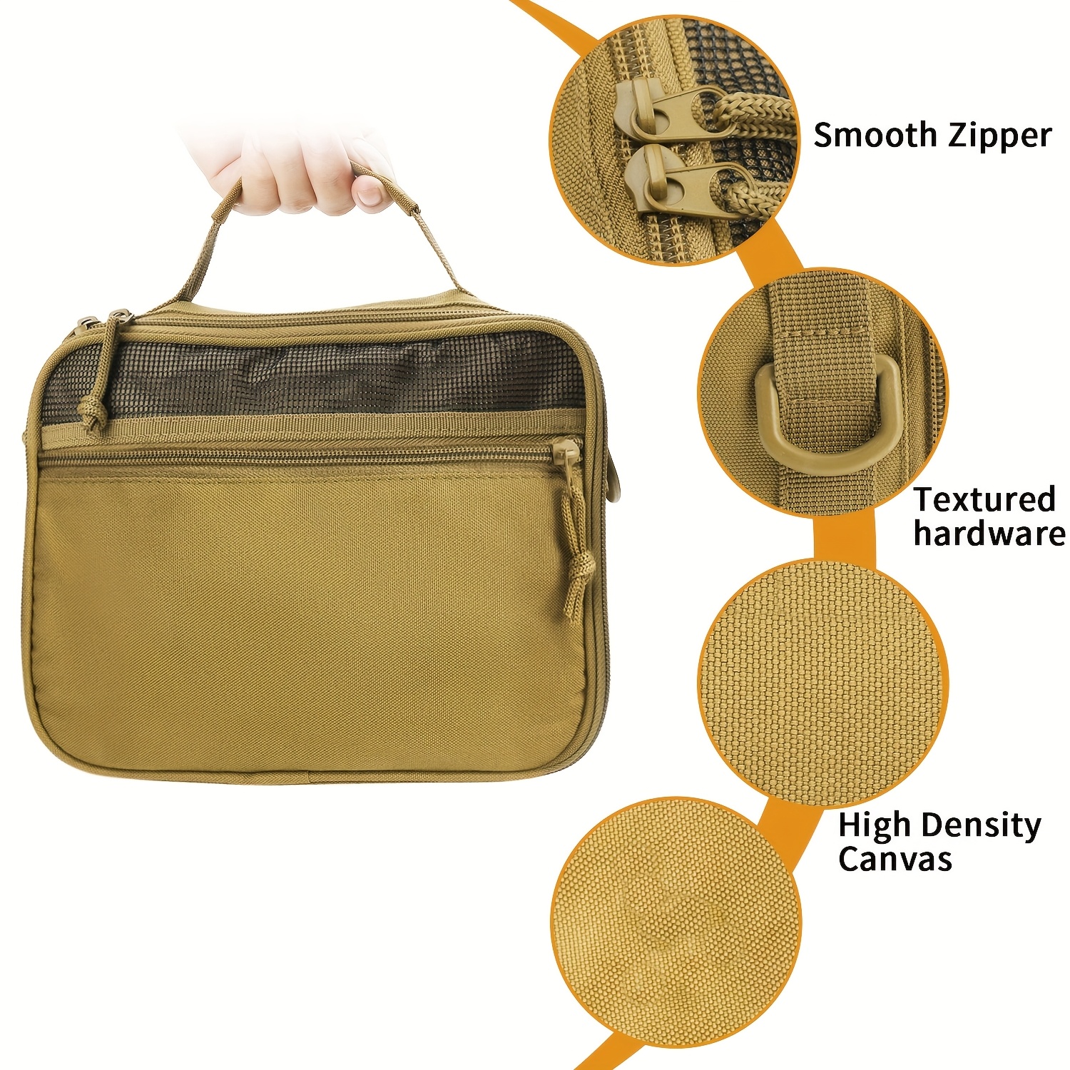 E-shop Herren Reise-Kulturtasche, Großes Fassungsvermögen – Mehrschichtiges Design, Multifunktionaler Organizer mit Fronttasche Fächern, Ideal für