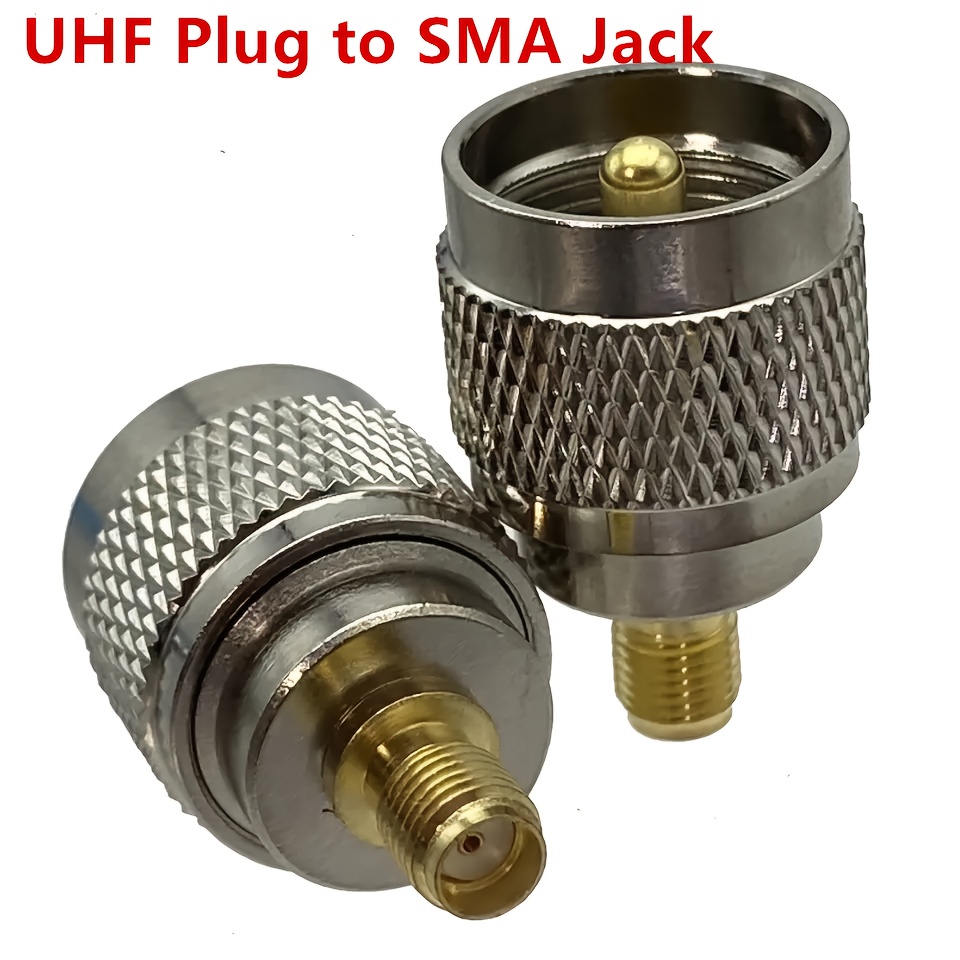 1 stuks UHF SO239 PL259 naar SMA Mannelijke Plug En Vrouwelijke Jack RF Coaxiale Adapter Connector Draad Terminals Rechte Messing