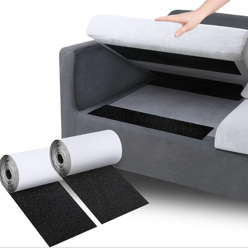 

2 Rolls - Anti-slip Sofa , 4 Inches Wide Heavy-duty Tape With Adhesive, Suitable For Fabric, Outdoor Patio Cushions, Used For Carpet Anti-slip Fixation