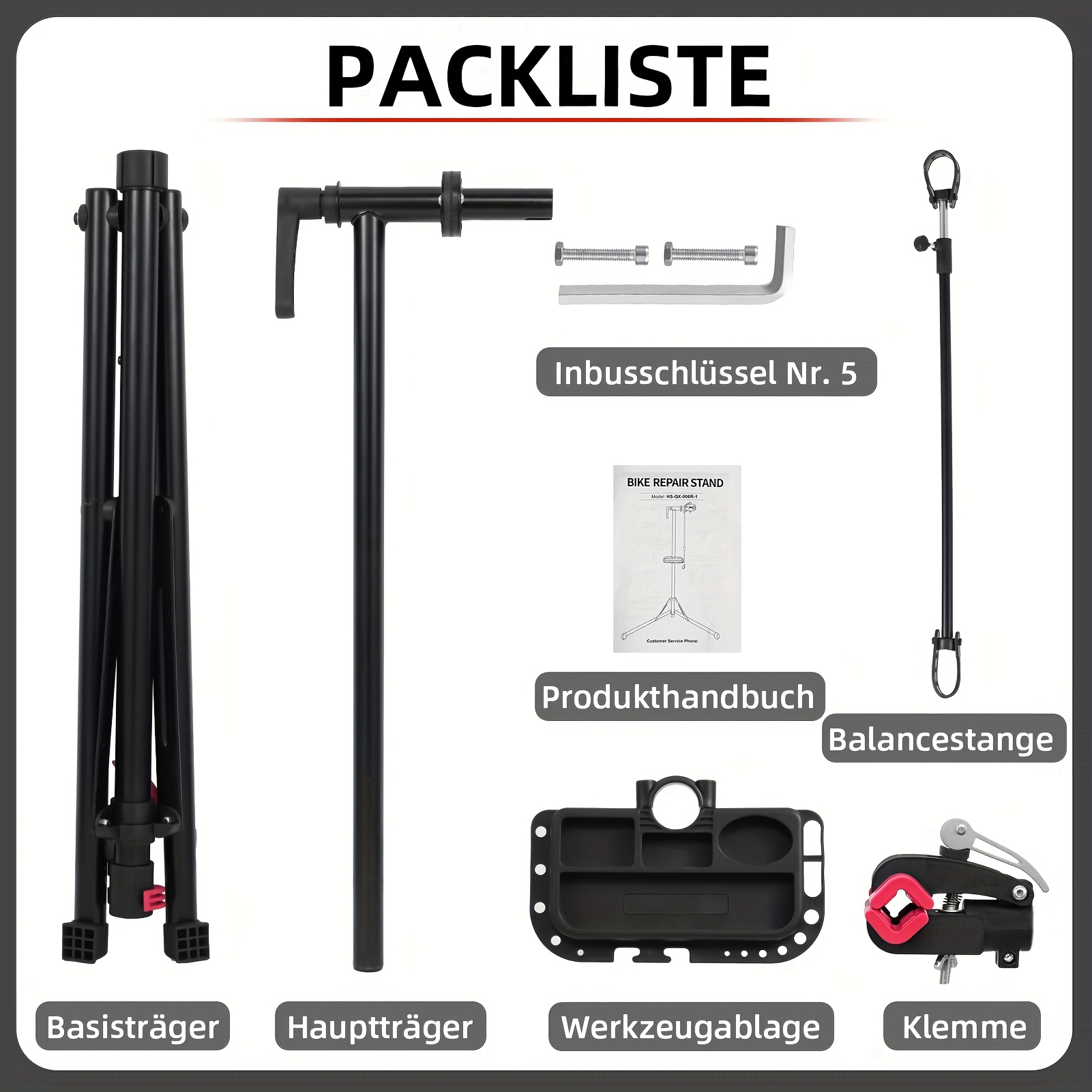 Bicycle Repair Stand Replacement Bracket, 50kg Maintenance Stand, 360 Degree Rotating Clamp, Adjustable Height, Suitable For Mountain Bikes, Road Bikes, Cross-country Bikes And Folding Bikes