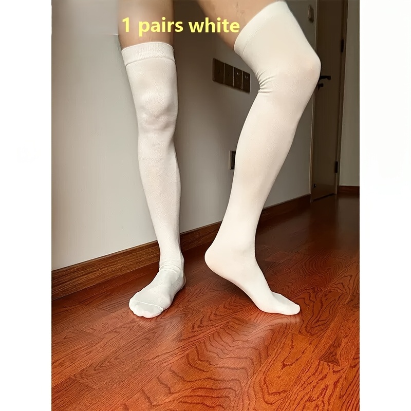 Image of 1 Pair/ Warm Long Socks Men's Business Long Socks Suitable For Autumn And Winter For And Insulation Thick Outdoor Socks With