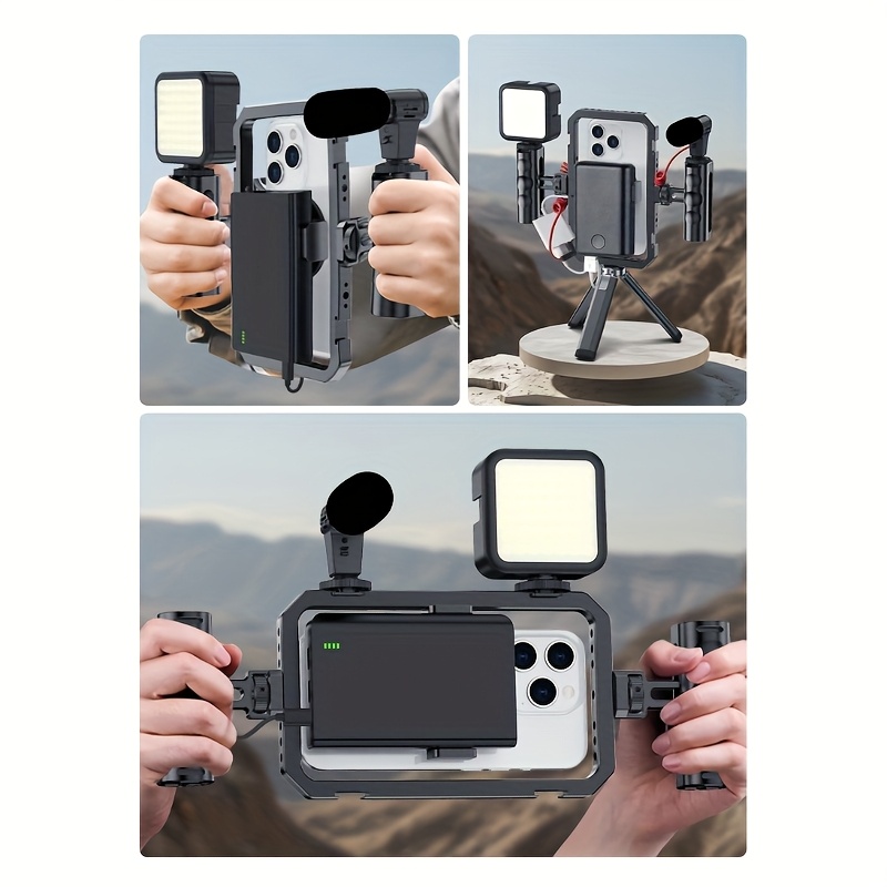 Universal Smartphone Video Rig Set for Vlogging