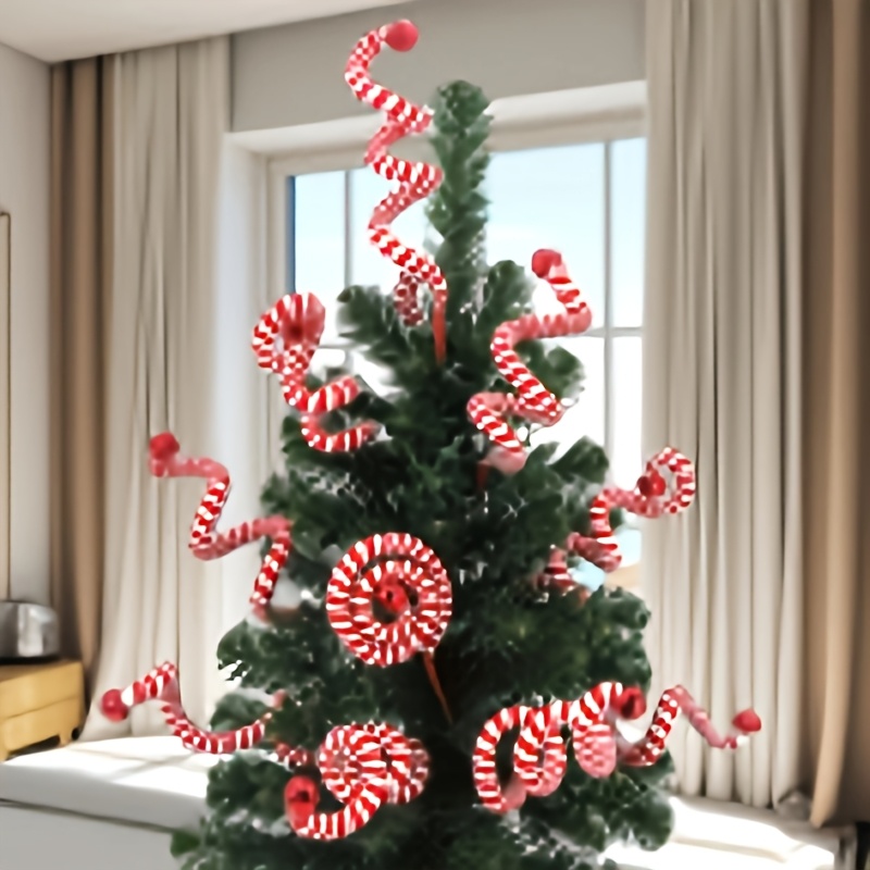 TEMU 20In/50Cm (8 pezzi/sacchetto) a nappa in filato a / (molteplici ), spray natalizio, adatti per decorazioni per feste di Natale/decorazioni per