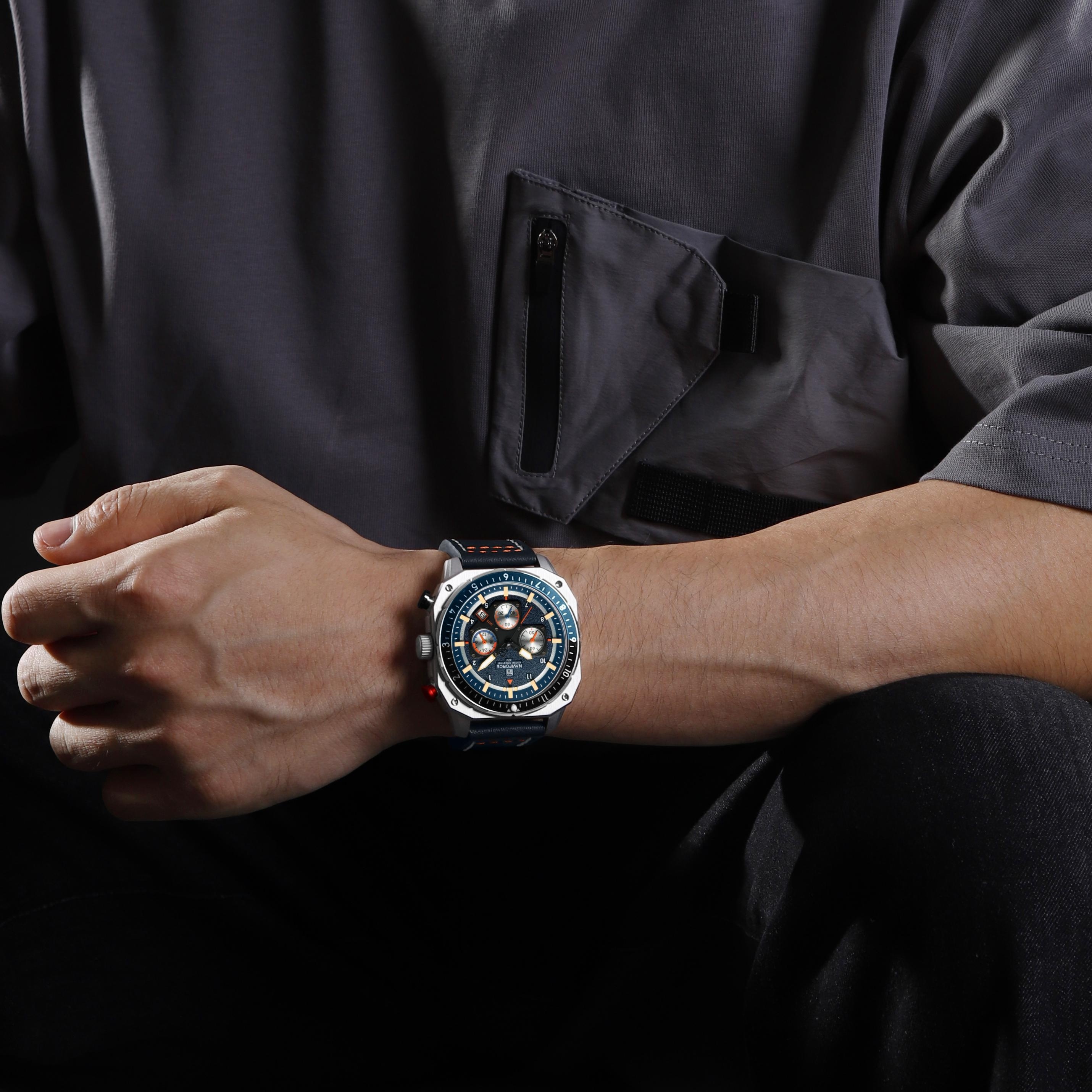 new multi functional belt quartz watch mens casual fashion sports watch 3