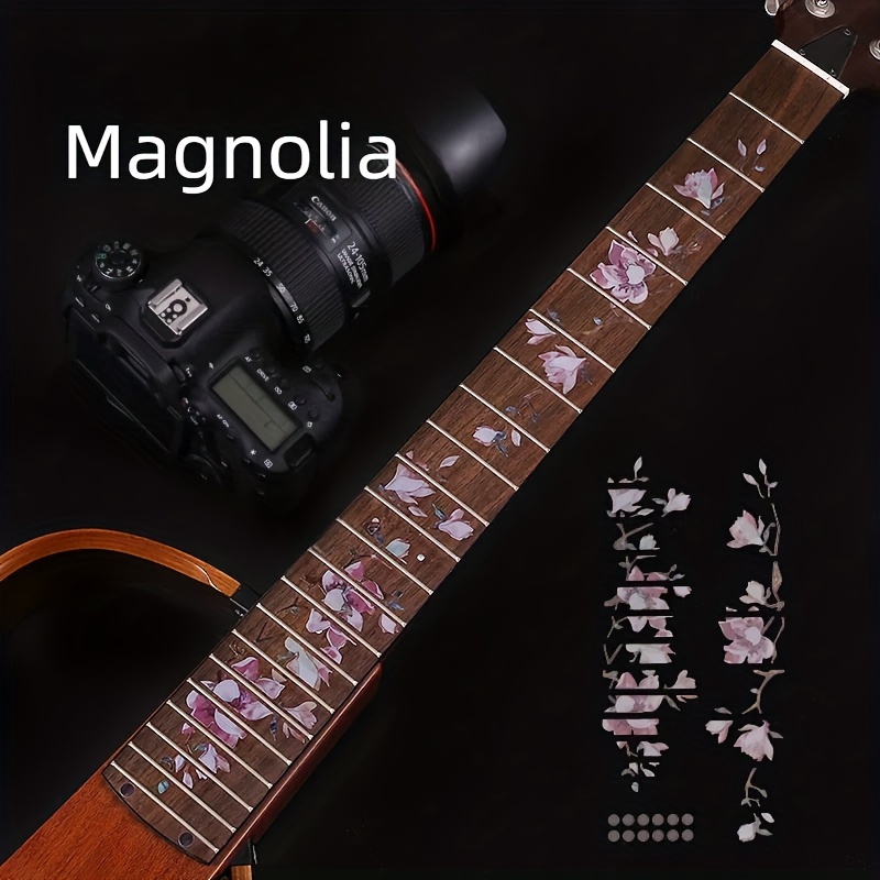 Guitar & Ukulele Fretboard Stickers - Durable ABS, Enhance Your Instrument's Look