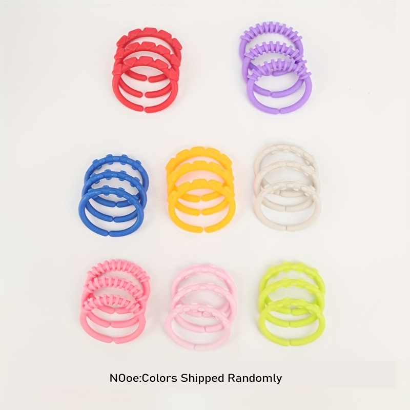 24pcs Stroller Hooks - Cute Gear Multifunctional Storage Bag Hook For Stroller. Random Color