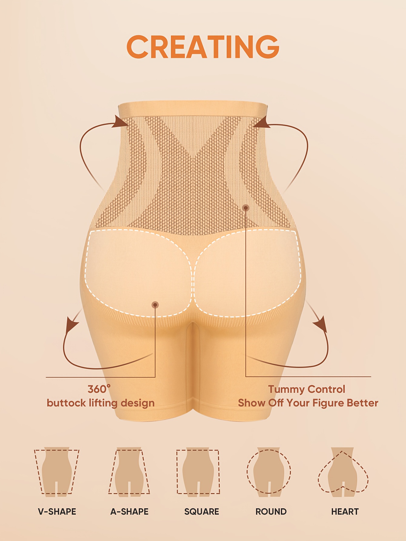 Culotte Gainante Femme – Taille Haute Remonte-Fessier Sous-vêtements grande taille, Très grande taille, Culotte taille haute gainante, Gainante et remonte-fessier, Culottes sans coutures, Sous-vêtements pour femme, Culottes, Boxers-culottes