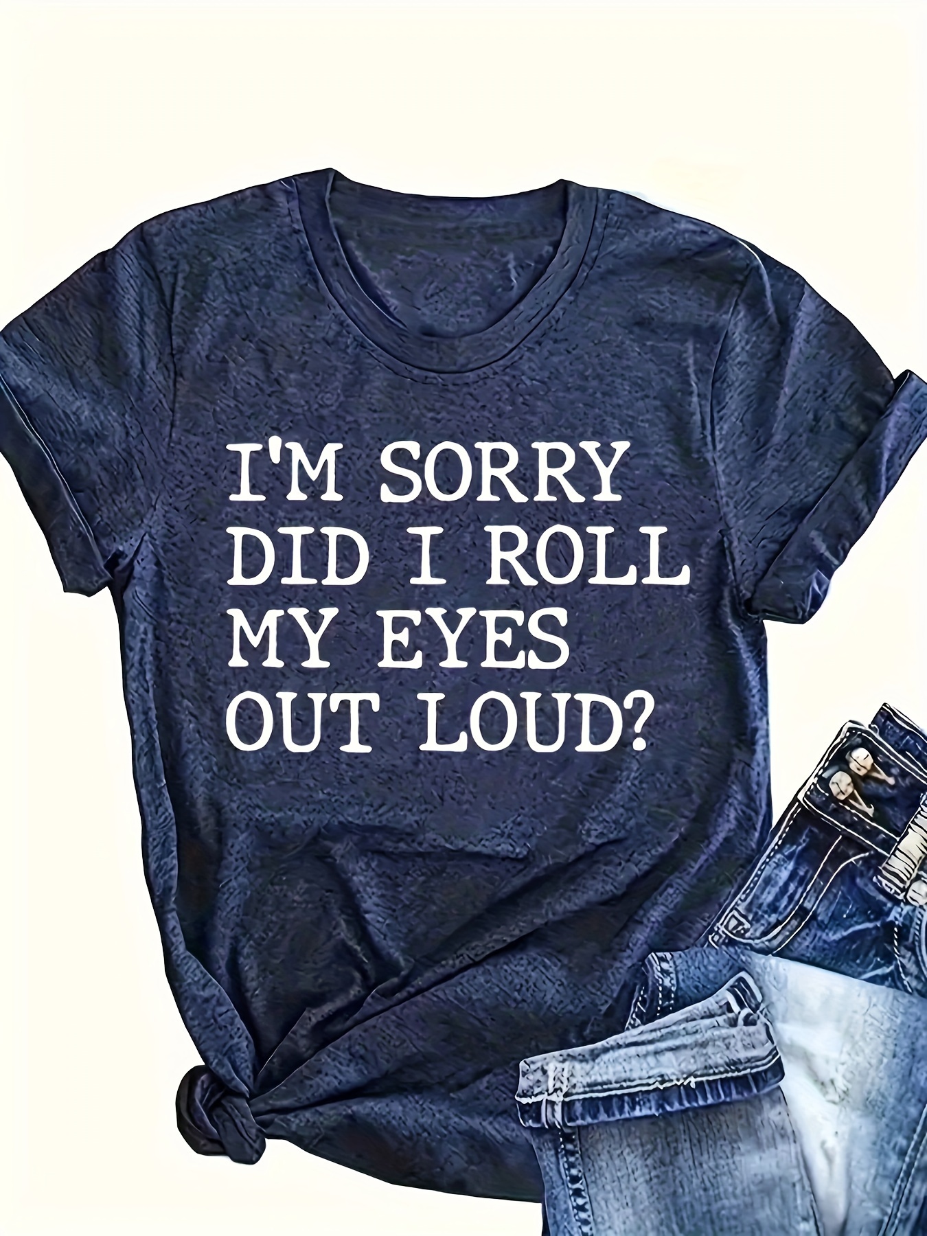 2024 Cross-border European and American Women's Round Neck Loose Fit Short Sleeve Casual Top Layering T-Shirt
