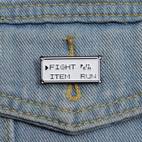 1 2pcs funny fight item run enamel pin brooches anime games brooch badges game lover friends gifts jewelry