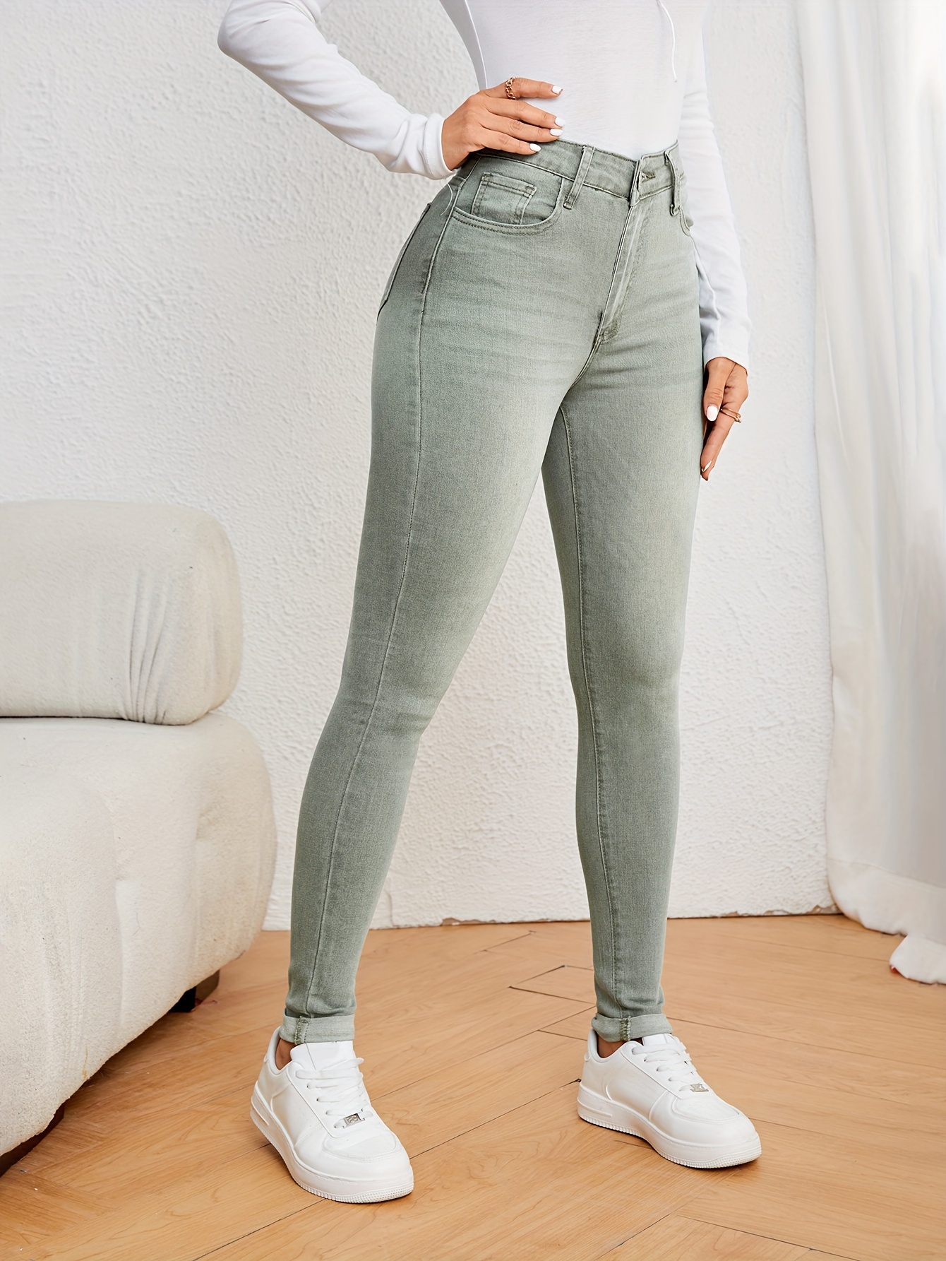 High shops waisted jeans winter