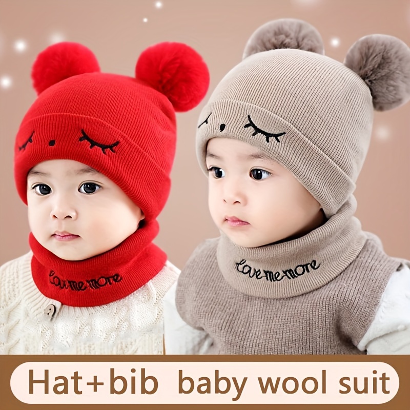 

[top-] 2pcs Hat & Set Ear - For Fall/, For & Outdoors, 3-15 Months