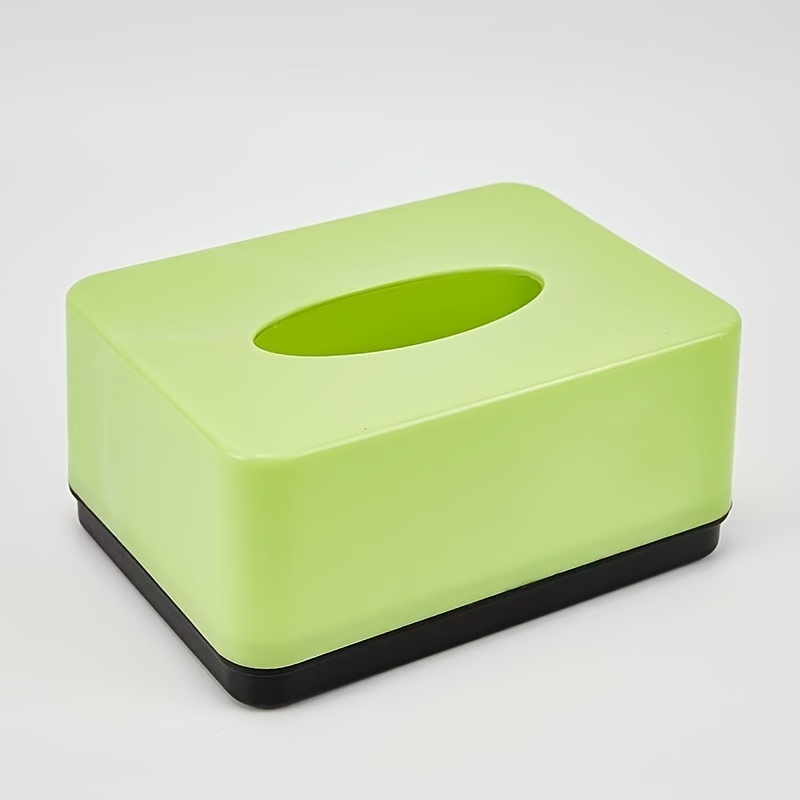 large rectangular tissue box dispenser durable plastic kitchen dining room organizer with   design 6 3 x 4 3 x 2 9 for   hotel use kitchen storage modern aesthetic   Product details 1