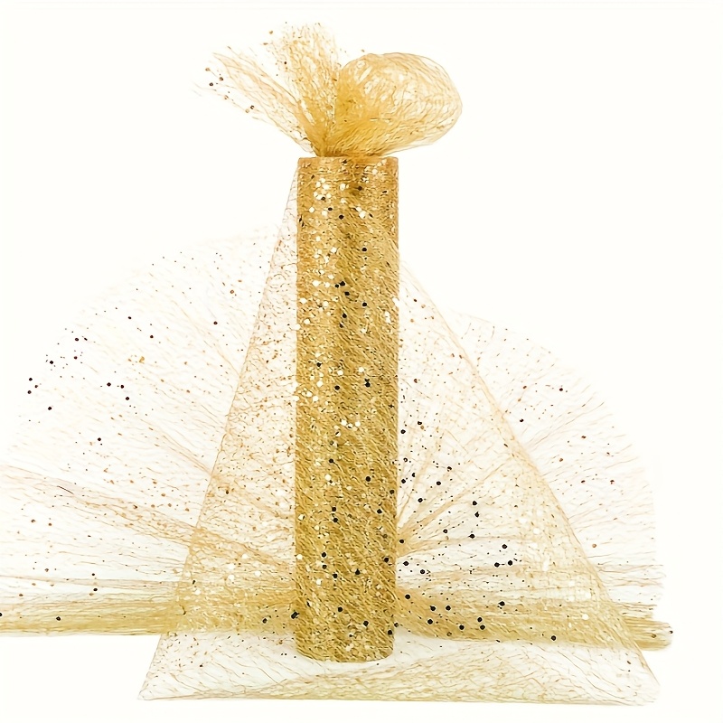 1pc Golden Sequin Polyester Table Runner, 30*275cm, Suitable For Family Gatherings And Wedding Banquets, Themed Parties, Restaurant Tabletop Decor, Table Accessory