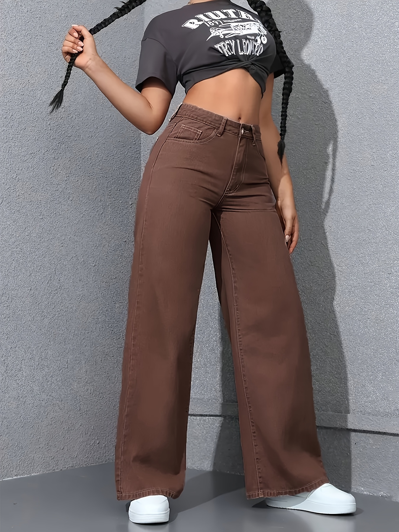 Women'S Straight-Leg Casual Trousers