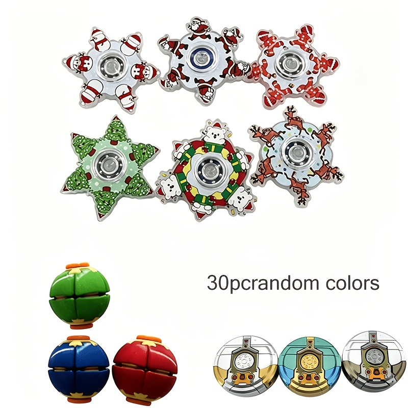 TEMU 23pcs Multi-numbered Party Gift Package Toy Set, Including Christmas Series Gyro Toys, Santa Claus And Christmas Toys, Halloween/christmas Gift