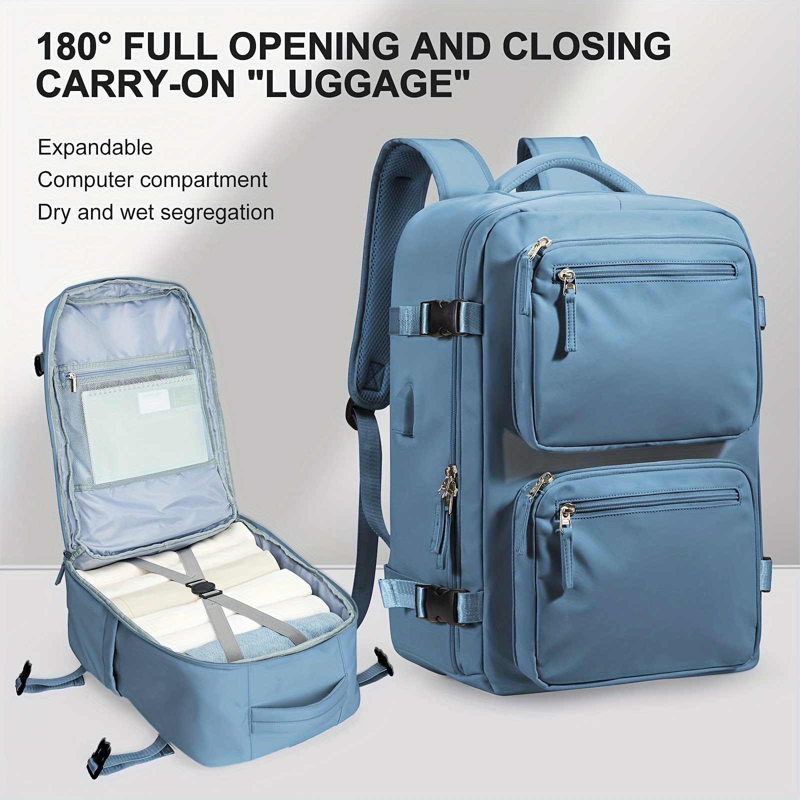 Backpack full opening hotsell