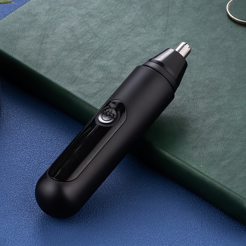 1pc electric nose hair trimmer usb rechargeable ear and nose hair clippers facial hair trimmer for eyebrows and body portable design with neck brush plastic material 500mah lithium battery Product details 8