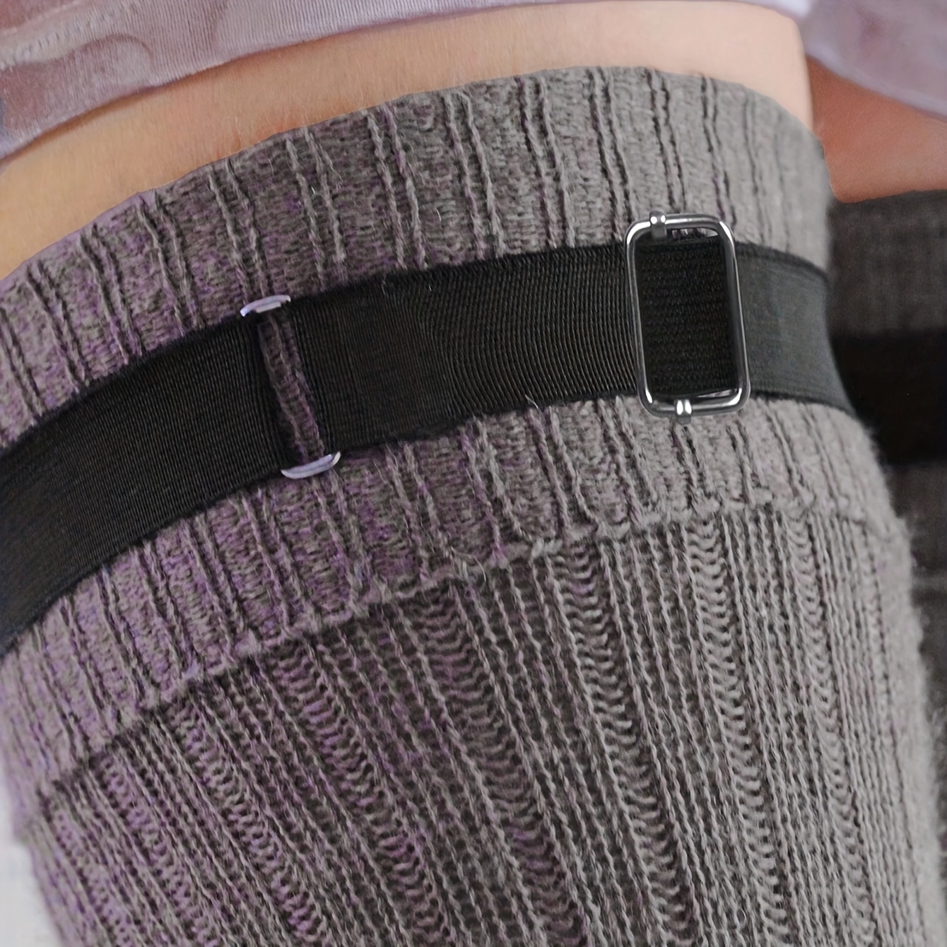 garter belt thigh high socks Knee-High Lace Socks + Studded Garter Belt – Belchic main image 0