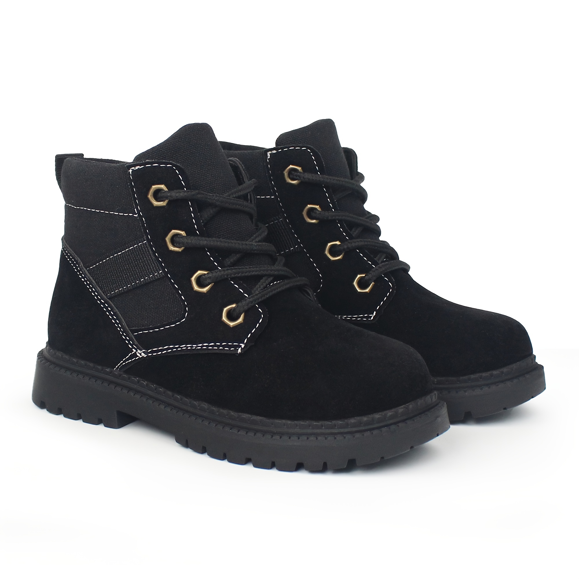 Ankle Boots Kids Black Work Boots Kids Girls Youth Black Schuh
