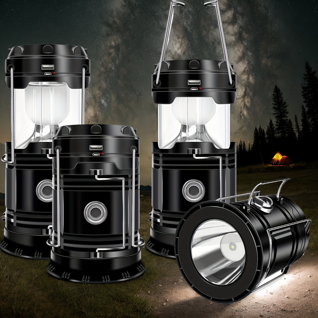 solar camping lantern sold on Temu United States