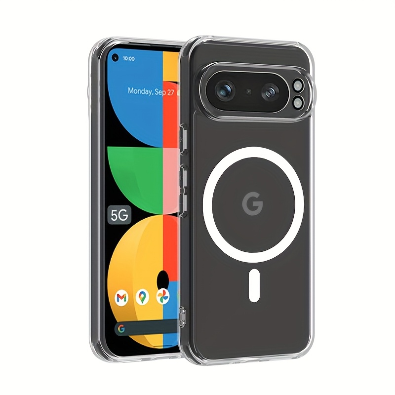 TEMU Phone Case - Google Magnetic Phone Case Compatible With Pixel 10, 9, 8, 7, 6 Pro, 9a, 8a, 7a, 6a, Wireless Charging Protective Cover