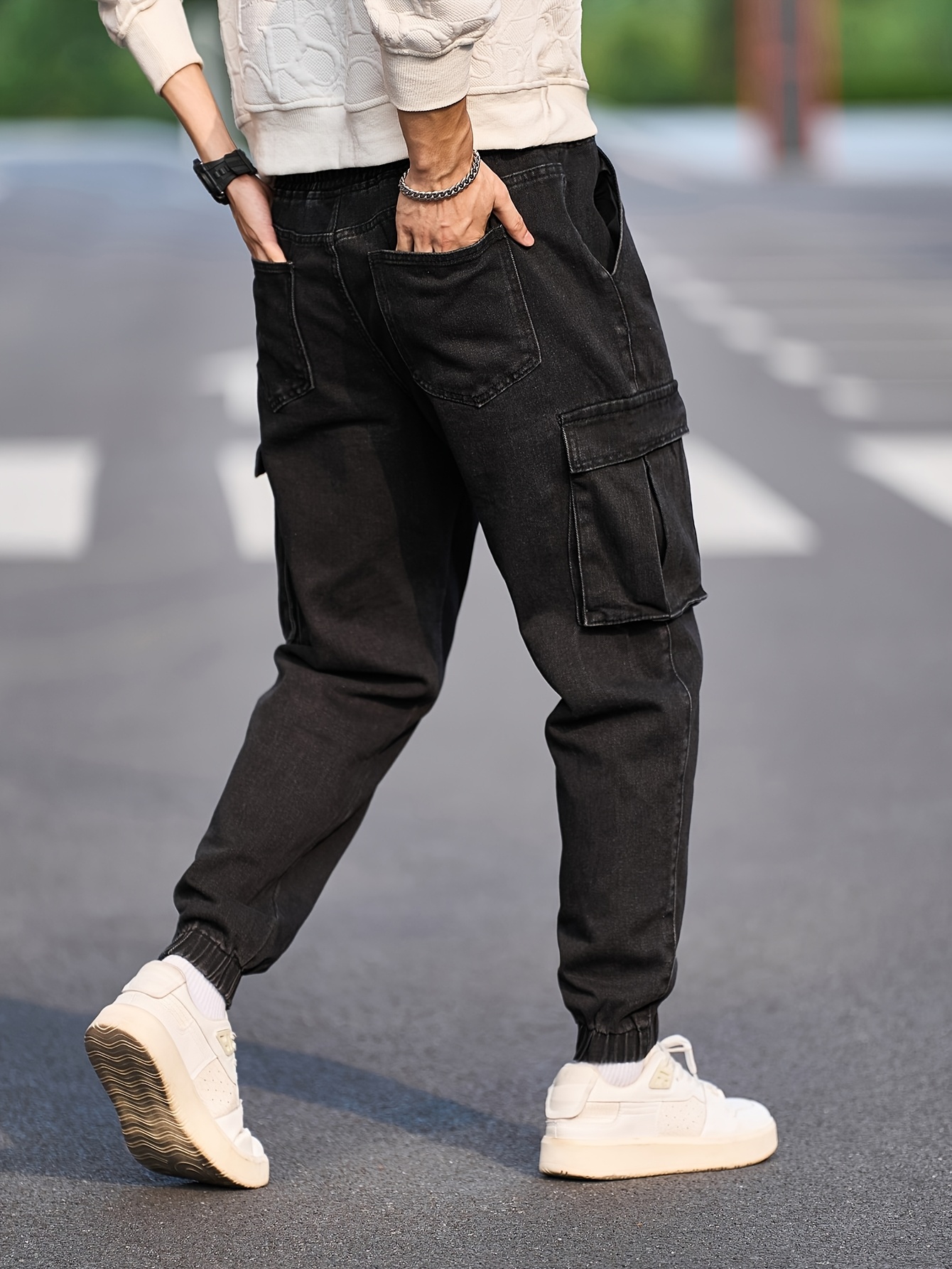 Trabalho Masculina CalÇa Jeans Masculina Para ServiÃ§o Calça Jeans