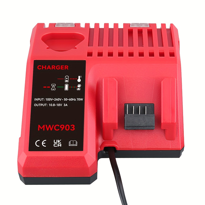 

12v-18v 110-240v Lithium Battery Charger For M12-18c (us Plug)