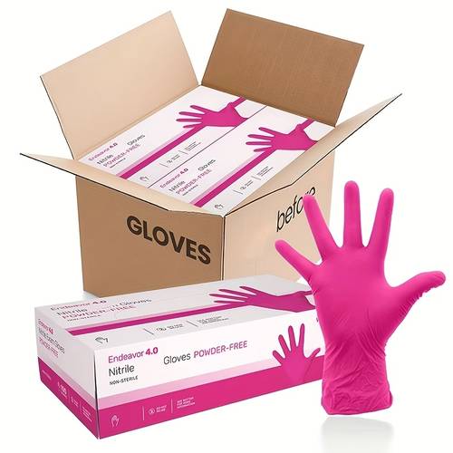 disposable nitrile gloves latex free powder free high durable and lightweight for household cleaning hair dye multi purpose cleaning gloves fashionable cleaning gloves kitchen user
