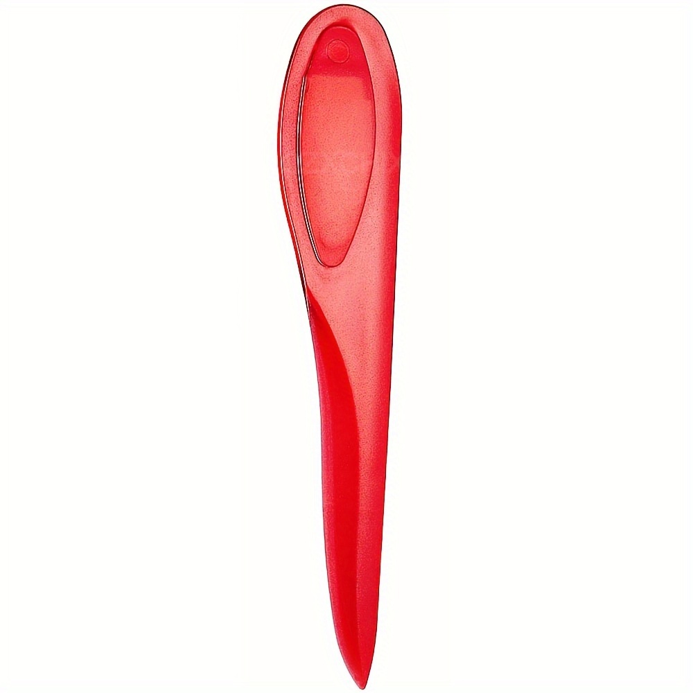1pc Plastic Sewing Crease Tool, White Black Red , For Quilting, Sewing Marking, Seam Presser Tool, Point Adjuster, Seam Creasing Maker, Diy Sewing Accessories Tools