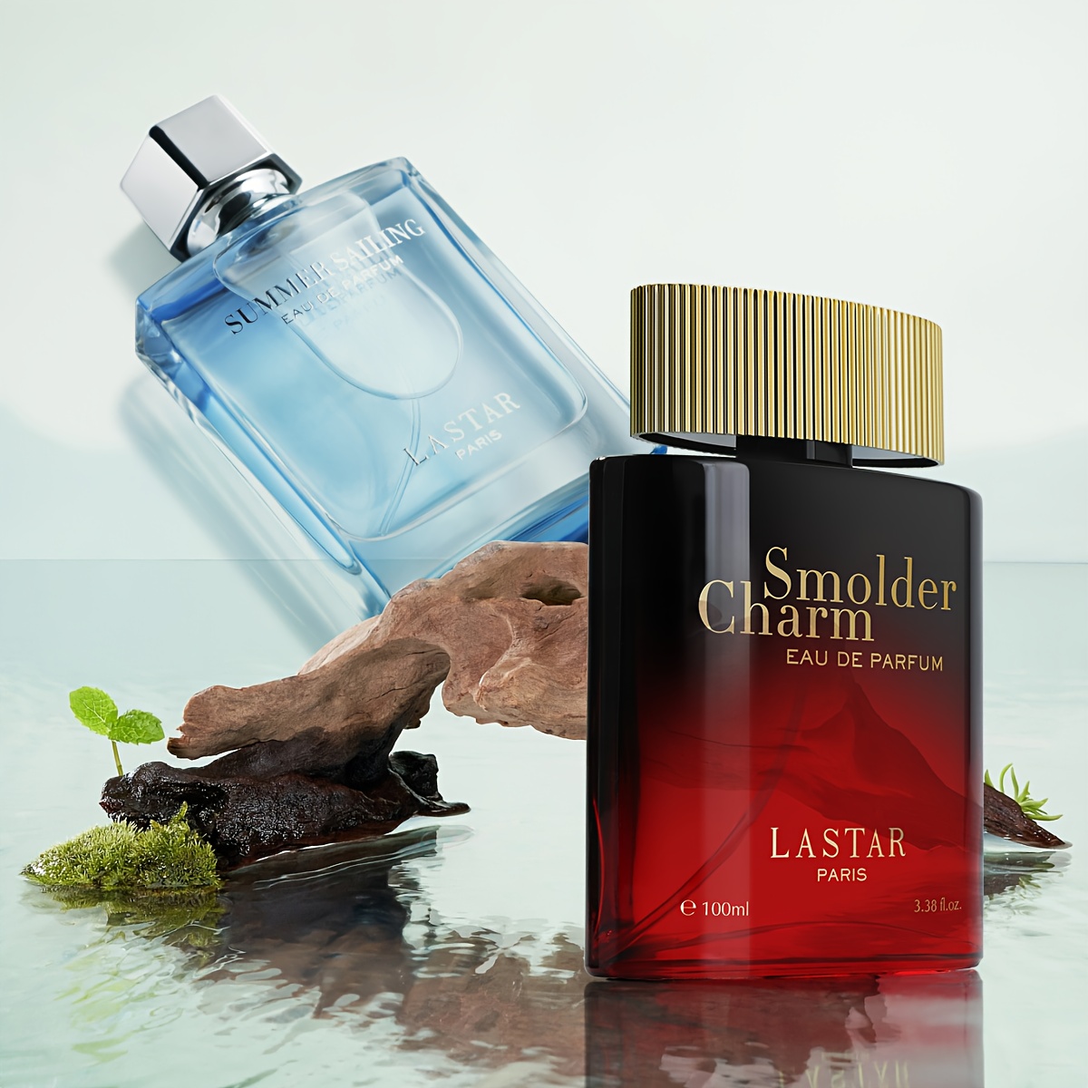 Image of [two Bottles Of Xiangman] Women' Perfume, 2 : Watery And , Cedar, Amber , Fresh And Layered, Warm And Spicy, Long-lasting Fragrance, Suitable For , Customers, Christmas, Halloween Gifts, Special
